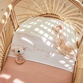 Jollein Laken 120x150cm - Love you - Pink pâle