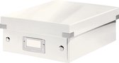 Bol.com Leitz Wow Click & Store Kleine Opbergdoos - 84% Gerecycled Karton - Ruimtebesparende Sorteerdoos Met Vakjes - 22 x 10 x ... aanbieding
