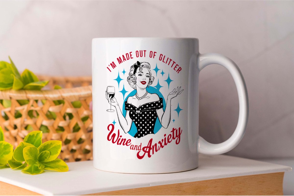 Mok Wine and Anxiety - Funny - Hilarious - Comedy - Humor - Grappig - Lachen - Hilarisch - Komisch