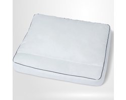 Topmerk Kapok neksteun hotel hoofdkussen met nekrand- Puur natuurlijk- (B-keuze) Hoogwaardig hoofdkussen met een schoonheidsfoutje– 50x60x10 cm DUURZAMERE KEUZE