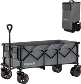 Bol.com LifeGoods Bolderkar - XXL - Opvouwbaar - 300L - 150KG Draagkracht - Grijs aanbieding