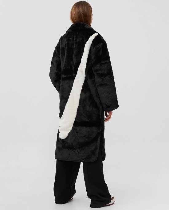 nike faux fur jacket