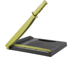 Hefboomsnijder A4 Papiersnijder - 12 Inch - Snijlengte - 16 Bladcapaciteit - Draagbare Papier Vouwmachine - Opvouwbaar Ontwerp - Geschikt voor Kantoor - Thuis - School
