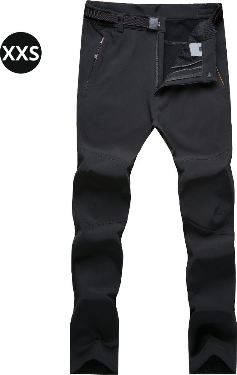 Nivard Skibroek - Skipak - Snowboard Broek - Winterbroek - Sneeuwbroek - Heren - Dames - Unisex - Wintersport - Zwart XXS
