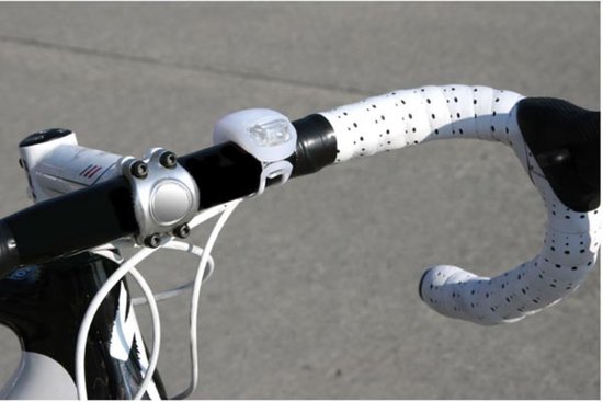 Fietslicht - Voor - Achter - LED - Batterij - Wit/Rood — afbeelding 2