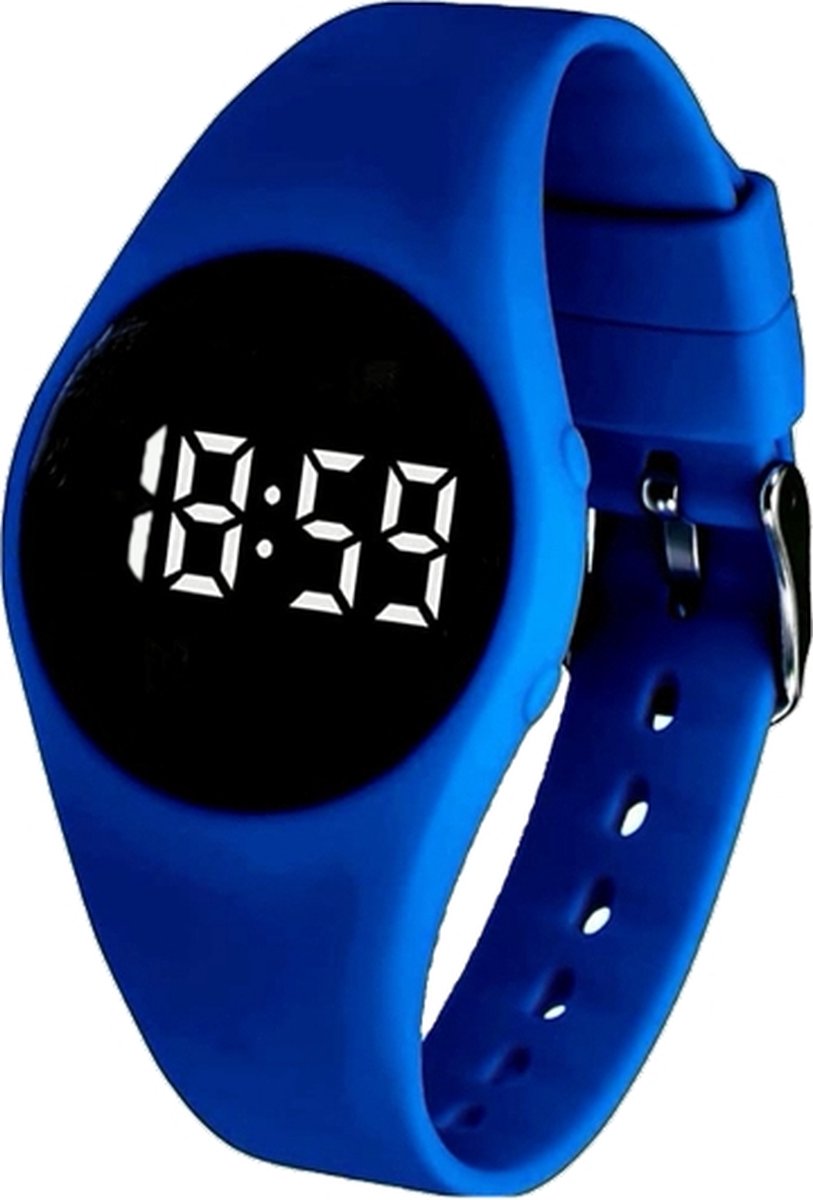 Goedkoopste Herinnerings/alarmhorloge voor medicatie of plaswekker -kinderen- ouderen- slechthorende- Parkinson- beginnende Dementie -USB oplaadbaar - countdown timer - 15 dagelijkse alarmen -rond-Donker Blauw