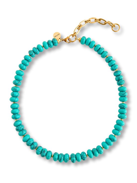 Zatthu Jewelry - N24SS735 Maha turquoise statement ketting