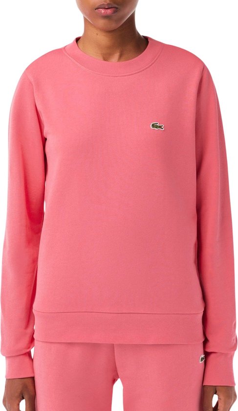 Lacoste Colorblock Fleece Crew Trui Vrouwen - Maat 42-44 Size 42