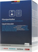 Bosch / Siemens Ontkalker voor koffieautomaten, waterkokers en Stoomovens - 4x 250 ml