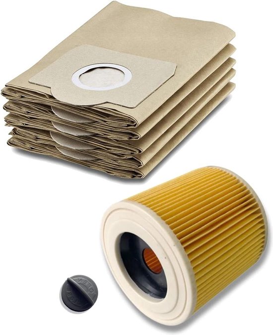 Lot De 2 Filtres Pour Aspirateur Kärcher WD2, WD3, MV3, A, K, SE 4001/4002, Comme Filtre à - Foto 10