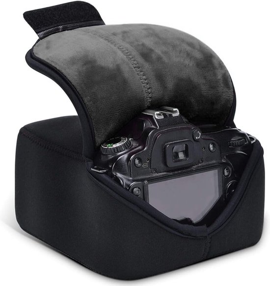 BOTC Cameratas - Geschikt voor DSLR Camera - Camera Fototas - Spiegelreflexcamera - Zwart