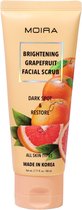 Moira - Brightening Grapefruit Facial Scrub - Korean Skincare - VEGAN - Alle huidtypen - Reinigingsscrub - Gezichtsreiniging - 80 ml