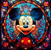 Diamond painting Mickey en Minnie 50x50 ronde steentjes