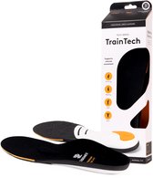 52Bones TrainTech High Arch - premium inlegzolen met hoge voetboog - middenvoet ondersteuning - goede demping - o.a. voor hardlopen, wandelen, fitness en golf - maat 41/42