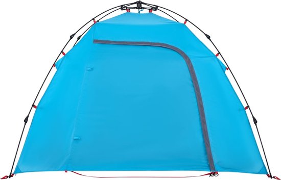 vidaXL - Koepeltent - 3-persoons - snelontgrendeling - blauw van Vidaxl — afbeelding 4