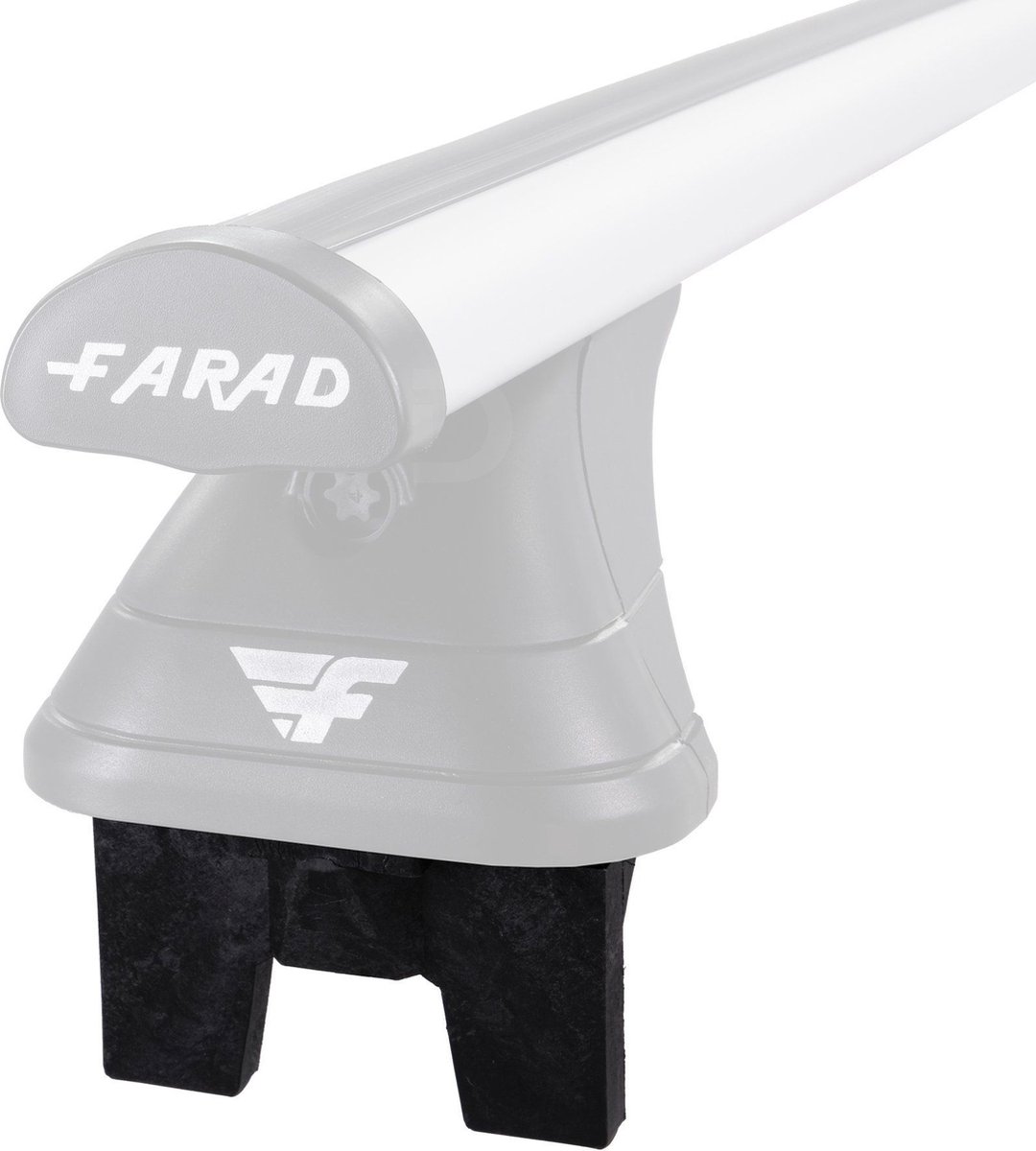 Dakdragers geschikt voor de Mercedes EQE vanaf 2022 met fixpoints - Aluminium - Hoog laadvermogen 100kg - Wingbar Grijs - Merk Farad