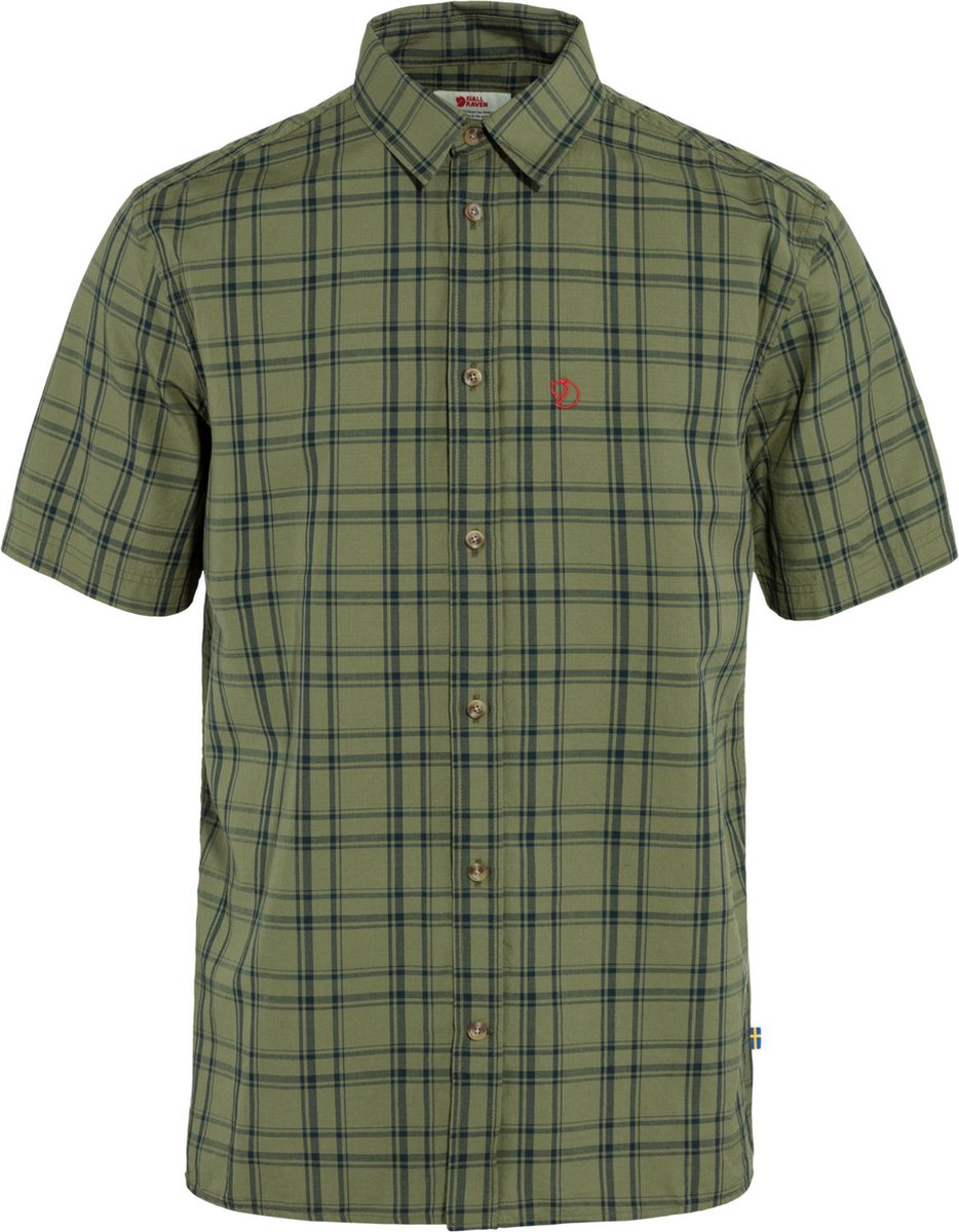 Fjällräven ™vik Lite Shirt SS – Outdoor Kleding Fleeces en Truien Overhemd korte mouw Marineblauw