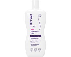 Multi-Gyn FemiWash Gel 220 ml - Intieme Wasgel voor dagelijkse Intieme Hygiene, mild en zeepvrij voor een optimale Vaginale gezondheid, geschikt voor gevoelige huid, Dermatologisch en Gynaecologisch getest