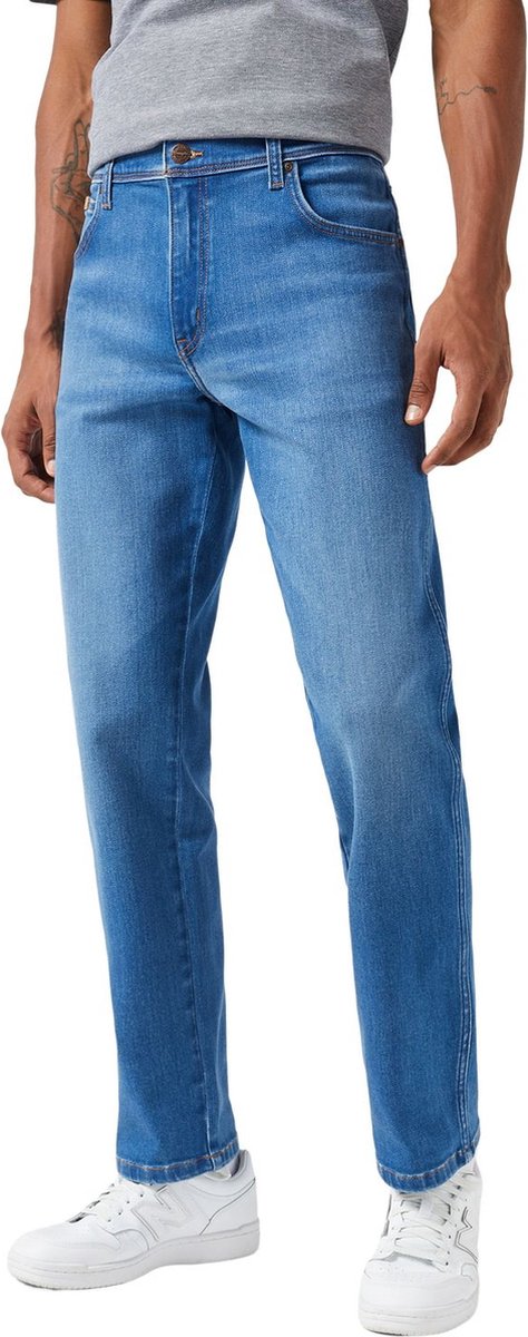 Wrangler Heren Jeans Broeken TEXAS regular/straight Fit 40W 34L Volwassenen Rustic 112352715