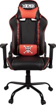 Bol.com Konix OnePiece Gaming leunstoel Gecapitonneerde zitting Zwart Oranje aanbieding