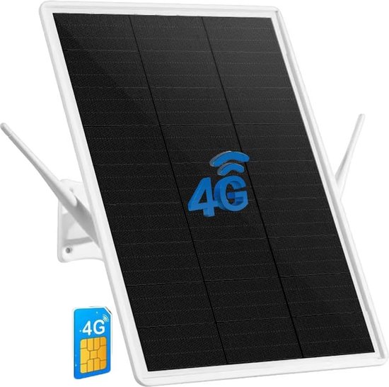 Router 4G LTE Solare Con Batteria 18000 MAh E Protezione IP66, Copertura Fino A 150 M