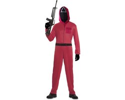 Rode Squid Game Jumpsuit Man - Maat M/L