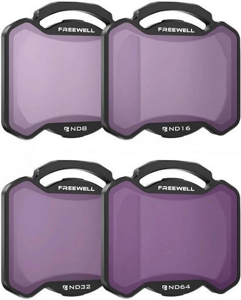 Freewell Avata 2 ND Filters - 4 Pack - Camerafilters voor DJI Avata 2