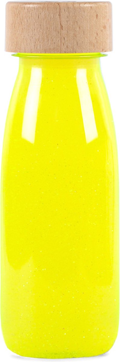 Petit Boum Sensorische fles Fluo Geel