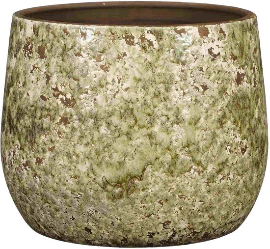 Mica Decorations bloempot Tusca rond 8,5x7,5 cm wit kopen