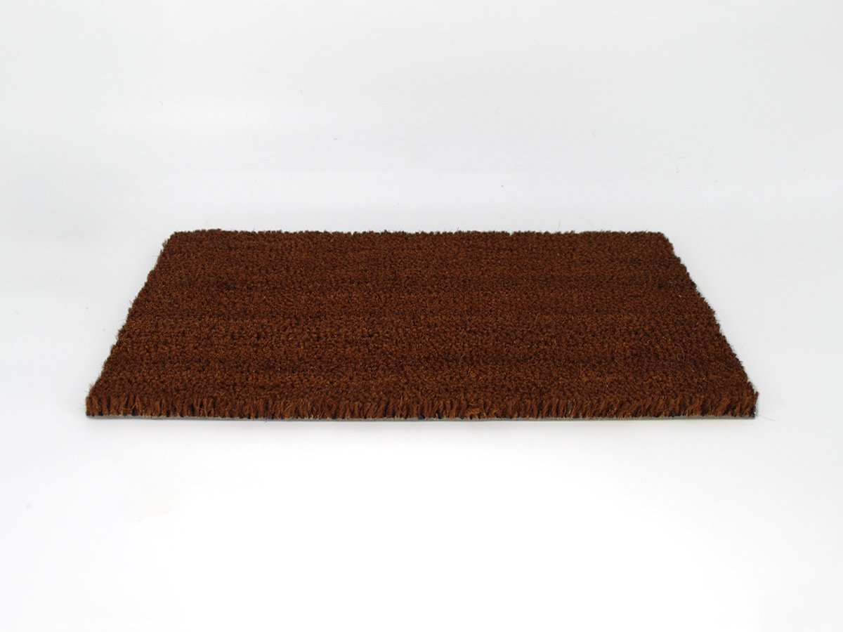 Deurmat Kokos - Deurmat Binnen - Terra - 60 x 80 cm - Antislip rug - Slijtvast