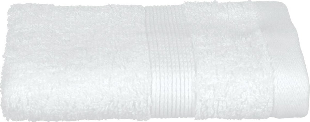 Handdoeken Atmosphera Handmatig Wit 450 g/m² (30 x 50 cm)