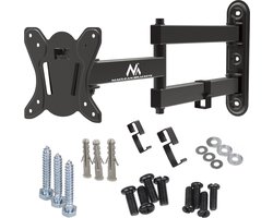 Maclean - Beugel voor TV of monitor - TV-Beugel - Monitorhouder - Muurbeugel- max. VESA 100x100, 13-32", 30kg, zwart, MC-417