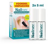 Nailner Kalknagelkwastje 10 ml met kleurverbeterend effect - Kalknagelbehandeling voor Kalk en Schimmelnagel, Medische hulpmiddelen om Kalknagels te behandelen en voorkomen, effect binnen 1 week, eenvoudig zonder te vijlen, voor dagelijks gebruik