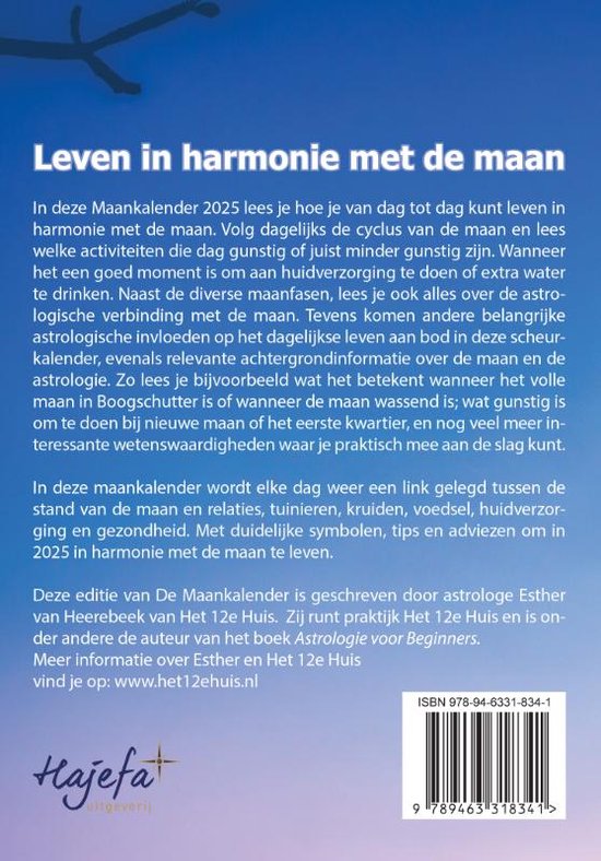 Maankalender 2025 bol