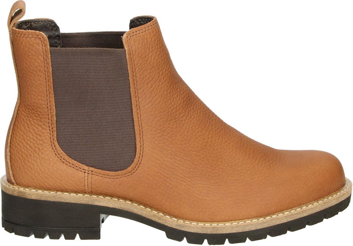 ECCO Elaine Dames Leer Chelsea Boots Mokka | Fruugo BE