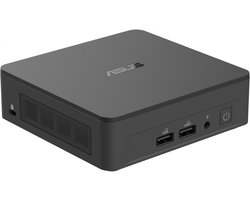 ASUS NUC 13 PRO RNUC13ANKI500002I - Barebone - mini-PC - 1 x Core i5 1340P tot 4.6 GHz - RAM 0 GB - Intel Iris Xe Graphics - Gigabit Ethernet, 2.5 Gigabit Ethernet, Bluetooth 5.2, (Wi-Fi 6E) WLAN: - Bluetooth 5.2, 802.11abgnacax (Wi-Fi 6E) - zwart