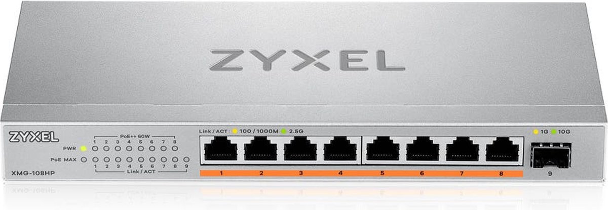 Zyxel Switch XMG-105 8 Port 10/2,5G Mu