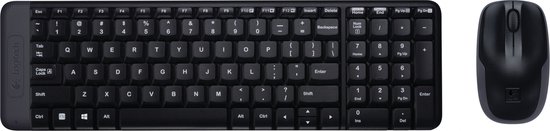 Logitech MK220 - Draadloos Toetsenbord en Muis - Qwerty ISO