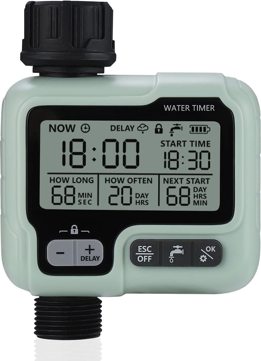 Weytoll Ordinateur D'irrigation Avec Retard De Pluie/manuel/automatique