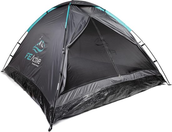 FE Active Tent - Kampeertent 4 persoons - waterdicht - zomer tent - lichtgewicht Tent - 243 * 213 cm - 2.4 kg