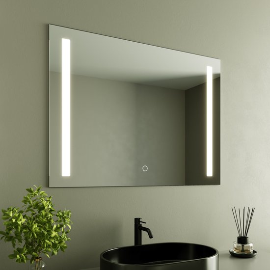 LOMAZOO Badkamerspiegel met LED Verlichting Reyes Douche Spiegel Met... bol