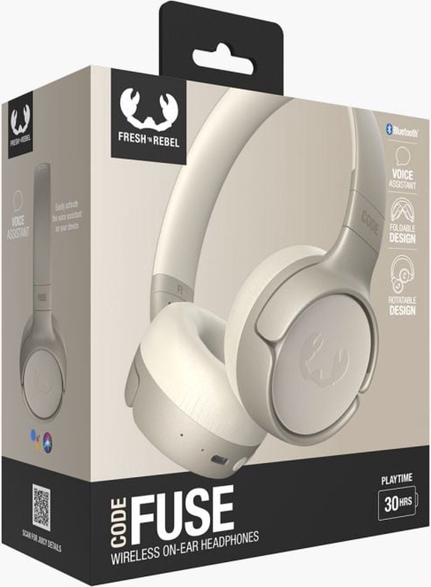 Fresh Code Fuse Draadloze On-Ear Koptelefoon - 30 Uur - afbeelding 3