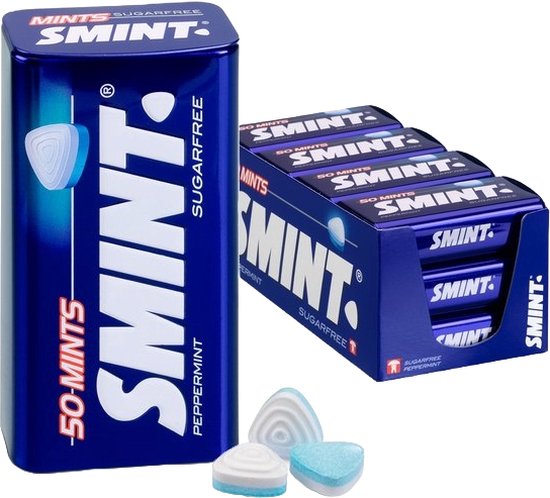 Smint XL Peppermint Suikervrij 1x12stuks