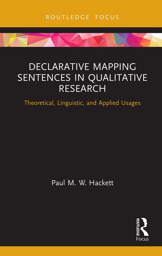 Routledge Research in Psychology- Declarative Mapping Senten ... - cover