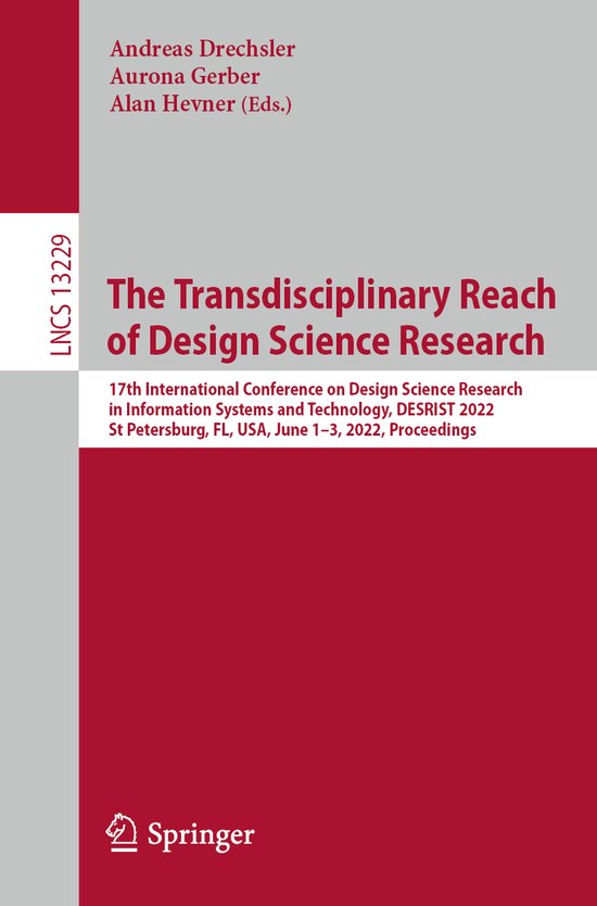 Lecture Notes in Computer Science-The Transdisciplinary Reac ... - cover