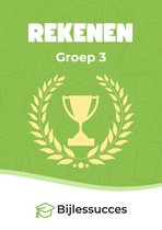 Rekenen Groep 3 Oefenboek - Ter voorbereiding op de eindtoetsen - Getallen en Bewerkingen - Meten en Meetkunde - Vermenigvuldigen - Breuken - Bijlessucces