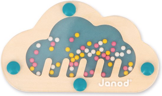 Janod - Box 12 Maanden Fijne Motoriek - Speelset - Speelgoeddoos Om De Zintuigen Te Stimuleren - Gemaakt In Samenwerking Met Een Psychomotorisch Specialist - Geschikt Vanaf 12 Maanden En Bevat 4 Stuks Speelgoed van Janod — afbeelding 2