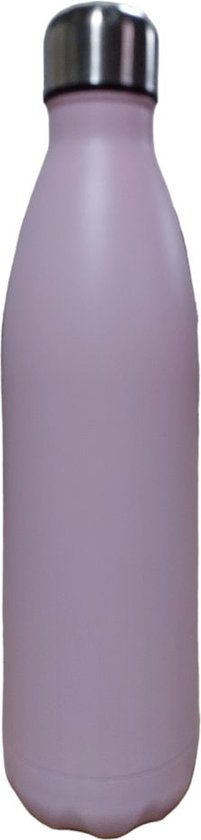 Bouteille d'eau - Gourde 750 ml 26oz - Rose - BPA et étanche - Isolation de la bouteille d'eau - Tasse thermos - Bouteilles à double isolation - Enfants et adultes.