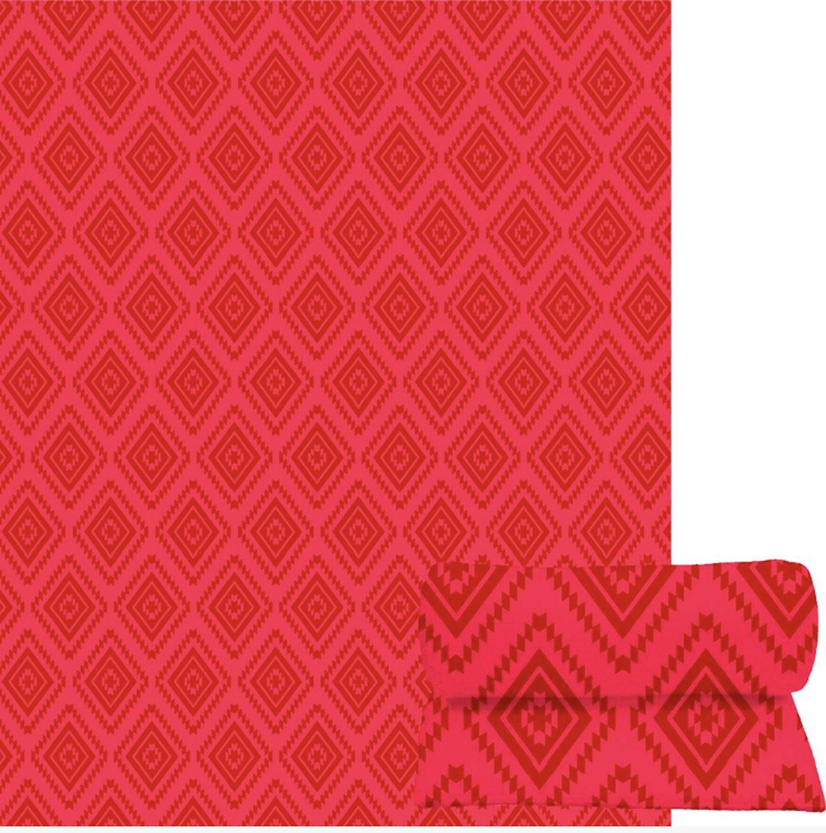Better Nights Plaid - Navajo Fushia - 130x160 - Fushia - 100% polyester - fake flannel - extra zacht
