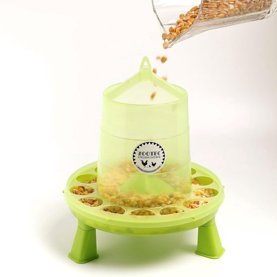 VOSS.farming trapbak, voerhopper Gallus 8, automatische voederbak voor pluimvee, voor 8kg voer